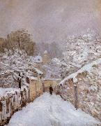 Alfred Sisley Sonw at Louveciennes oil painting